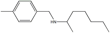 heptan-2-yl[(4-methylphenyl)methyl]amine Struktur