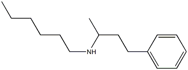 hexyl(4-phenylbutan-2-yl)amine Struktur