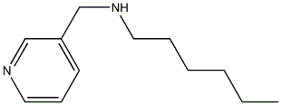 hexyl(pyridin-3-ylmethyl)amine Struktur