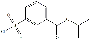 isopropyl 3-(chlorosulfonyl)benzoate Struktur