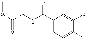 methyl 2-[(3-hydroxy-4-methylphenyl)formamido]acetate Struktur