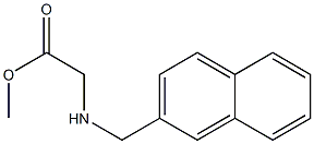 methyl 2-[(naphthalen-2-ylmethyl)amino]acetate Struktur