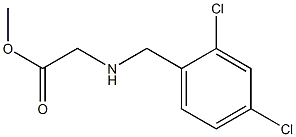 methyl 2-{[(2,4-dichlorophenyl)methyl]amino}acetate Struktur