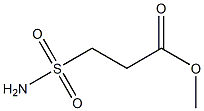 methyl 3-(aminosulfonyl)propanoate Struktur