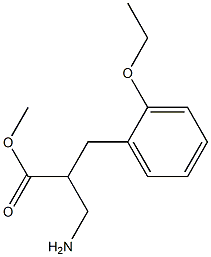 methyl 3-amino-2-[(2-ethoxyphenyl)methyl]propanoate Struktur