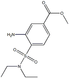 methyl 3-amino-4-(diethylsulfamoyl)benzoate Struktur