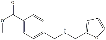 methyl 4-{[(2-furylmethyl)amino]methyl}benzoate Struktur