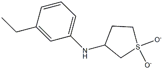 N-(1,1-dioxidotetrahydrothien-3-yl)-N-(3-ethylphenyl)amine Struktur