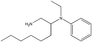 N-(1-aminooctan-2-yl)-N-ethylaniline Struktur