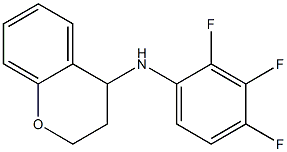 N-(2,3,4-trifluorophenyl)-3,4-dihydro-2H-1-benzopyran-4-amine Struktur