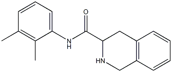 N-(2,3-dimethylphenyl)-1,2,3,4-tetrahydroisoquinoline-3-carboxamide Struktur