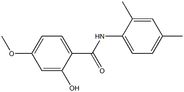 N-(2,4-dimethylphenyl)-2-hydroxy-4-methoxybenzamide Struktur