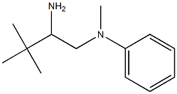 N-(2-amino-3,3-dimethylbutyl)-N-methyl-N-phenylamine Struktur