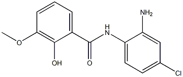 N-(2-amino-4-chlorophenyl)-2-hydroxy-3-methoxybenzamide Struktur