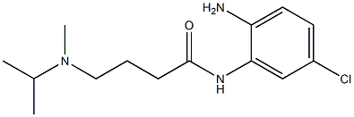 N-(2-amino-5-chlorophenyl)-4-[isopropyl(methyl)amino]butanamide Struktur