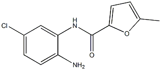 N-(2-amino-5-chlorophenyl)-5-methylfuran-2-carboxamide Struktur