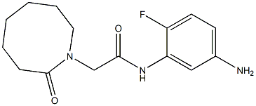 N-(5-amino-2-fluorophenyl)-2-(2-oxoazocan-1-yl)acetamide Struktur