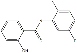 N-(5-fluoro-2-methylphenyl)-2-hydroxybenzamide Struktur