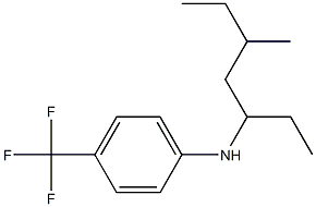 N-(5-methylheptan-3-yl)-4-(trifluoromethyl)aniline Struktur