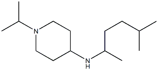 N-(5-methylhexan-2-yl)-1-(propan-2-yl)piperidin-4-amine Struktur