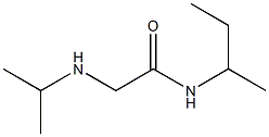 N-(butan-2-yl)-2-(propan-2-ylamino)acetamide Struktur