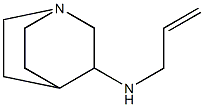 N-(prop-2-en-1-yl)-1-azabicyclo[2.2.2]octan-3-amine Struktur