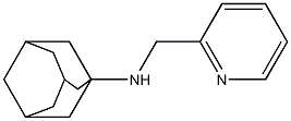 N-(pyridin-2-ylmethyl)adamantan-1-amine Struktur