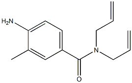 N,N-diallyl-4-amino-3-methylbenzamide Struktur