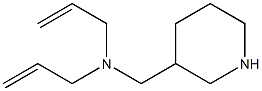 N,N-diallyl-N-(piperidin-3-ylmethyl)amine Struktur