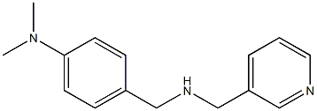 N,N-dimethyl-4-{[(pyridin-3-ylmethyl)amino]methyl}aniline Struktur