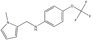 N-[(1-methyl-1H-pyrrol-2-yl)methyl]-4-(trifluoromethoxy)aniline Struktur