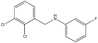 N-[(2,3-dichlorophenyl)methyl]-3-fluoroaniline Struktur