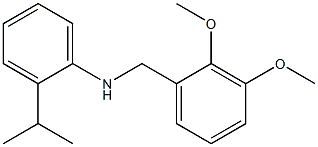 N-[(2,3-dimethoxyphenyl)methyl]-2-(propan-2-yl)aniline Struktur