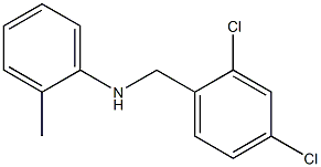 N-[(2,4-dichlorophenyl)methyl]-2-methylaniline Struktur