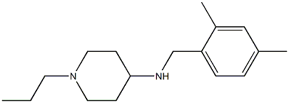 N-[(2,4-dimethylphenyl)methyl]-1-propylpiperidin-4-amine Struktur