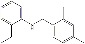 N-[(2,4-dimethylphenyl)methyl]-2-ethylaniline Struktur