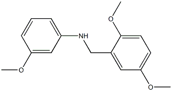 N-[(2,5-dimethoxyphenyl)methyl]-3-methoxyaniline Struktur