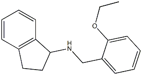 N-[(2-ethoxyphenyl)methyl]-2,3-dihydro-1H-inden-1-amine Struktur