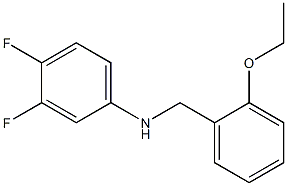 N-[(2-ethoxyphenyl)methyl]-3,4-difluoroaniline Struktur