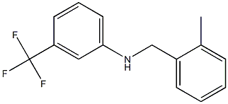 N-[(2-methylphenyl)methyl]-3-(trifluoromethyl)aniline Struktur