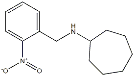 N-[(2-nitrophenyl)methyl]cycloheptanamine Struktur