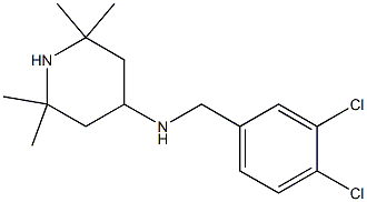 N-[(3,4-dichlorophenyl)methyl]-2,2,6,6-tetramethylpiperidin-4-amine Struktur