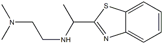 N'-[1-(1,3-benzothiazol-2-yl)ethyl]-N,N-dimethylethane-1,2-diamine Struktur