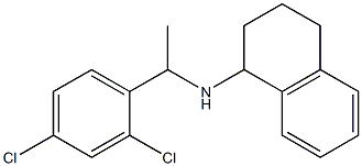 N-[1-(2,4-dichlorophenyl)ethyl]-1,2,3,4-tetrahydronaphthalen-1-amine Struktur