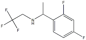 N-[1-(2,4-difluorophenyl)ethyl]-N-(2,2,2-trifluoroethyl)amine Struktur