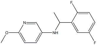 N-[1-(2,5-difluorophenyl)ethyl]-6-methoxypyridin-3-amine Struktur