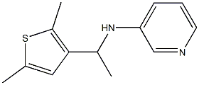 N-[1-(2,5-dimethylthiophen-3-yl)ethyl]pyridin-3-amine Struktur