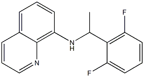 N-[1-(2,6-difluorophenyl)ethyl]quinolin-8-amine Struktur