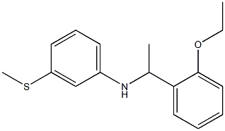 N-[1-(2-ethoxyphenyl)ethyl]-3-(methylsulfanyl)aniline Struktur