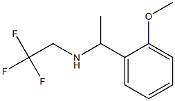 N-[1-(2-methoxyphenyl)ethyl]-N-(2,2,2-trifluoroethyl)amine Struktur